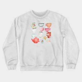 TEA AND COFFEE CUPS,MUGS,TEAPOT Crewneck Sweatshirt